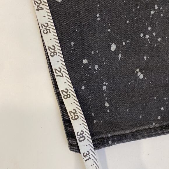 Levi’s 711 Skinny Gray Denim Jean w/Bleach Splatter Mid Rise Slim Fit NWT Sz18WM - Picture 13 of 14